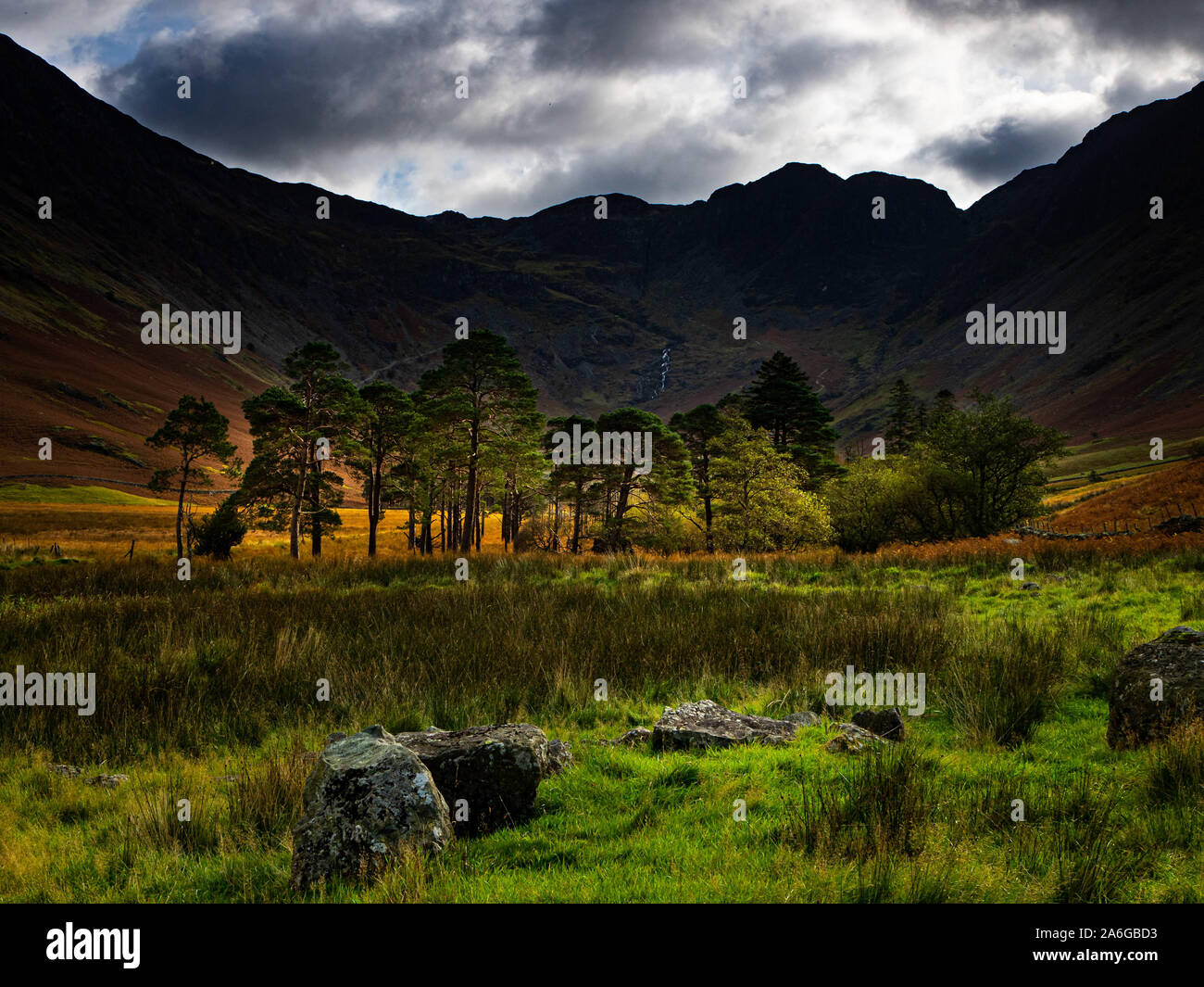 buttermere lake, in the heart of cockermouth, cumbria Stock Photo