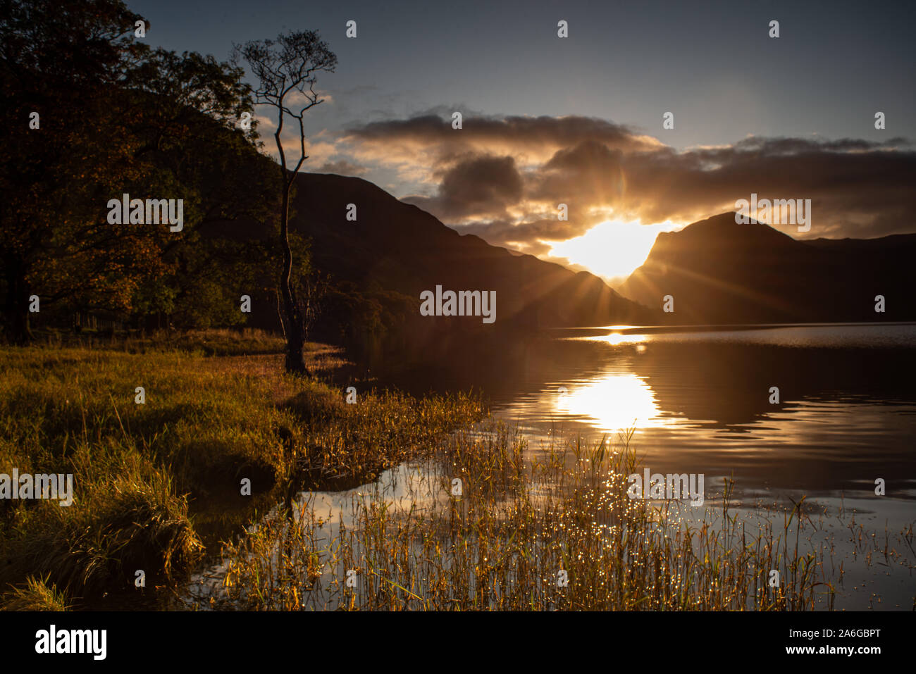 buttermere lake, in the heart of cockermouth, cumbria Stock Photo Alamy