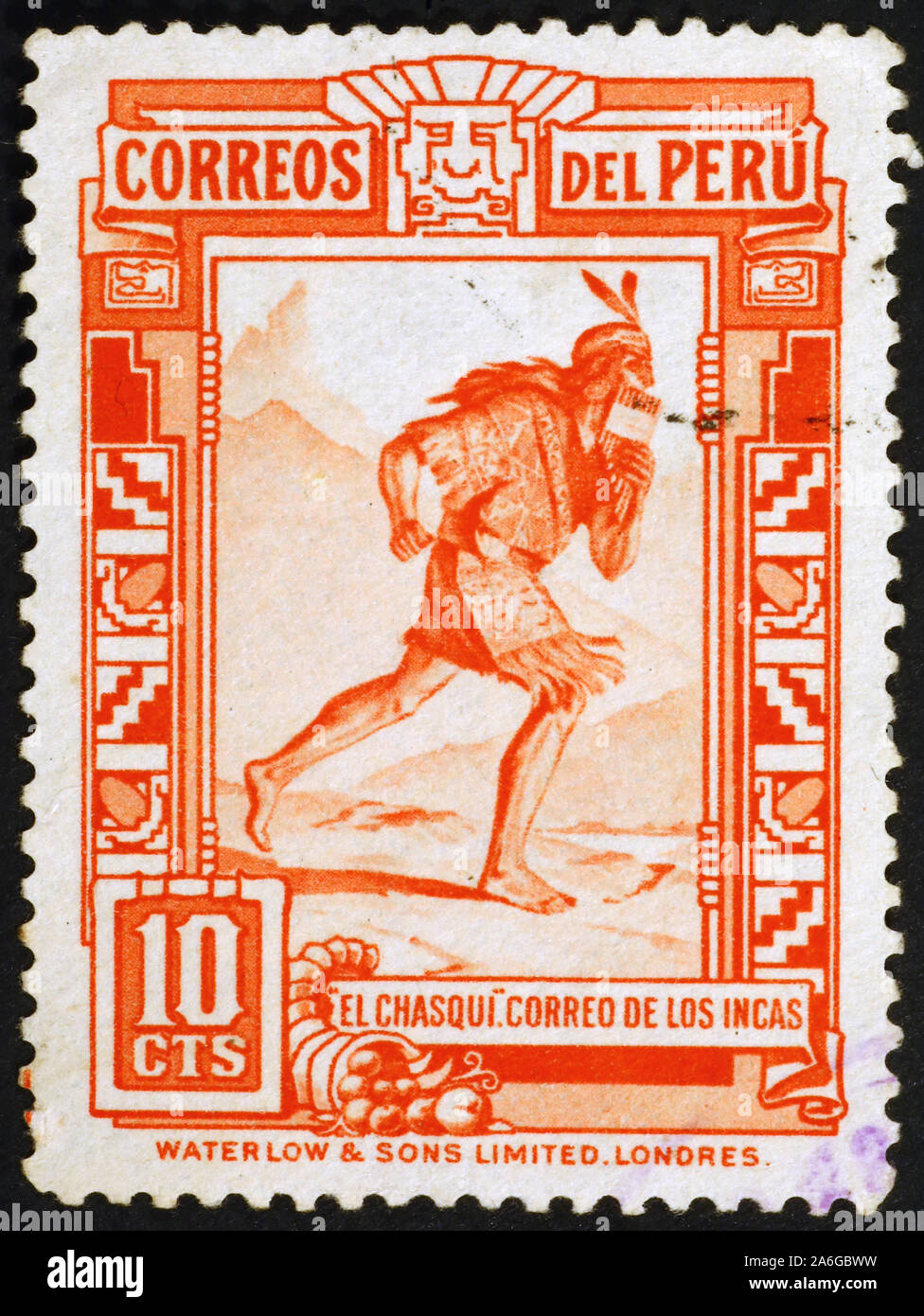 Postage stamp peru hi-res stock photography and images - Alamy