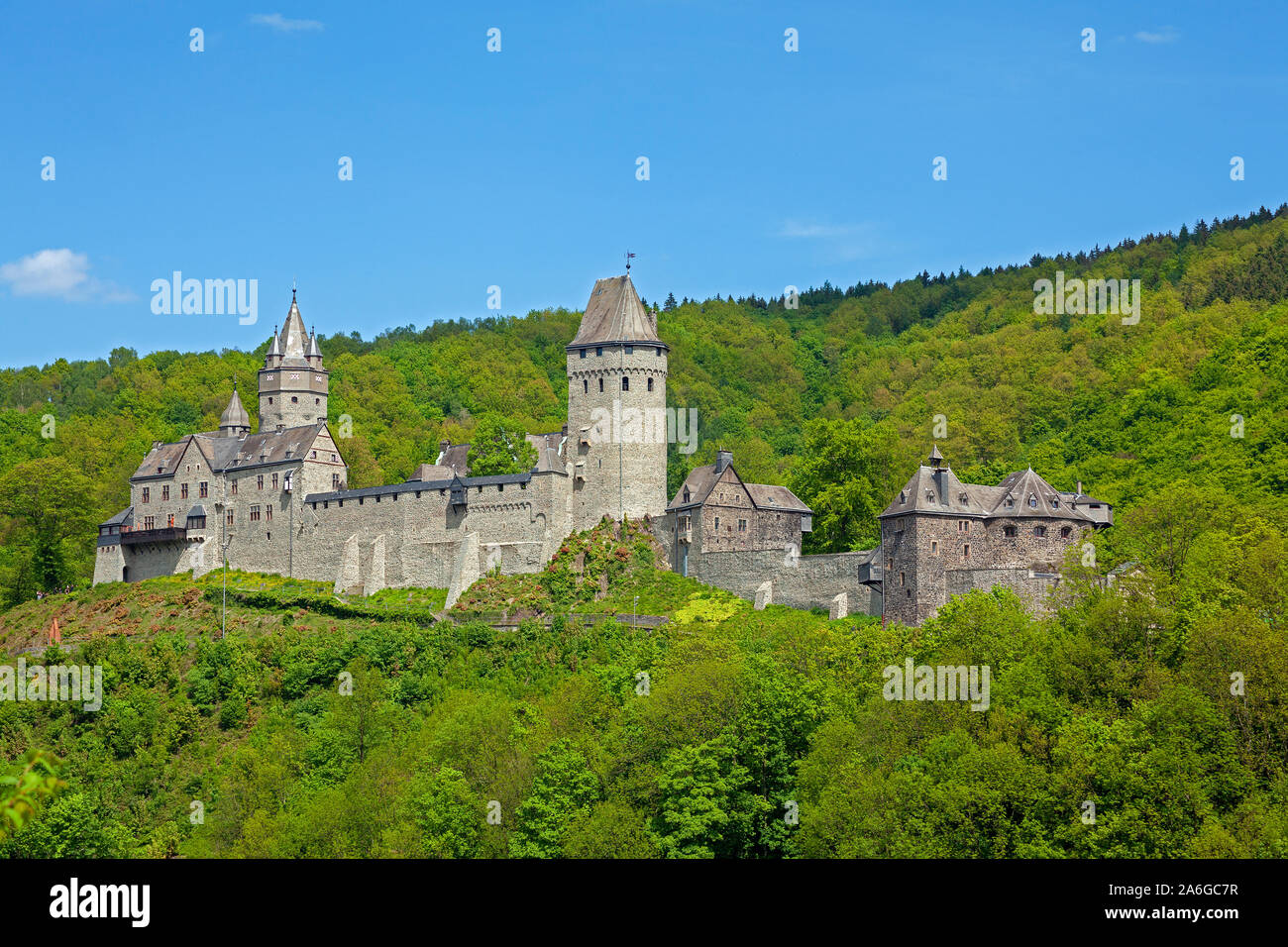 Altena Castle, Sauerland, Northrhine Westfalia, Germany. Stock Photo