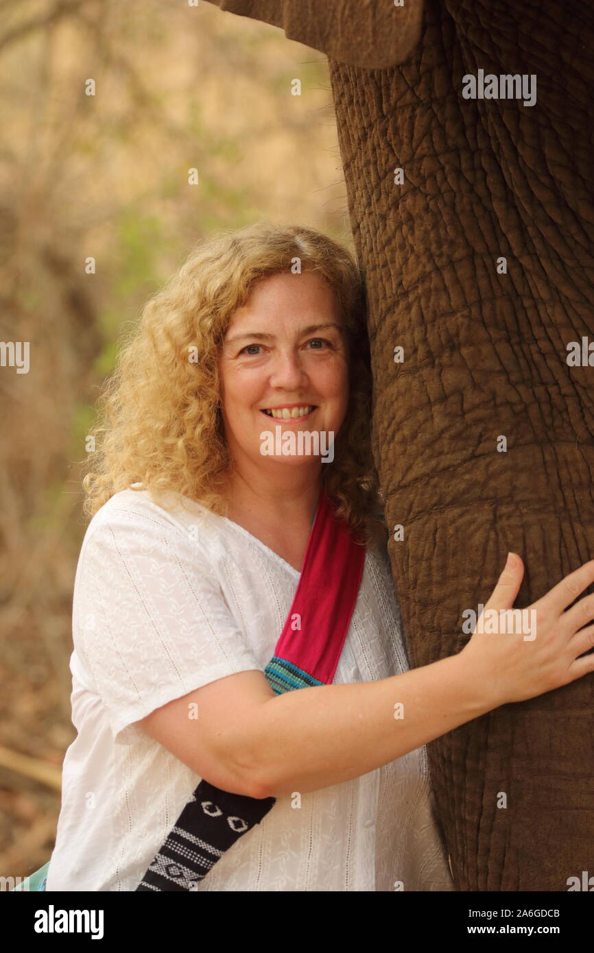 Elephant whispers hazyview hires stock photography and images Alamy