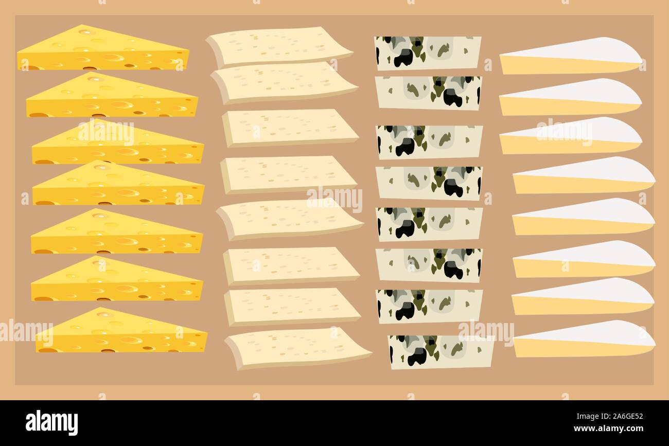 Vector set of realistic dairy products Stock Vector Image & Art - Alamy