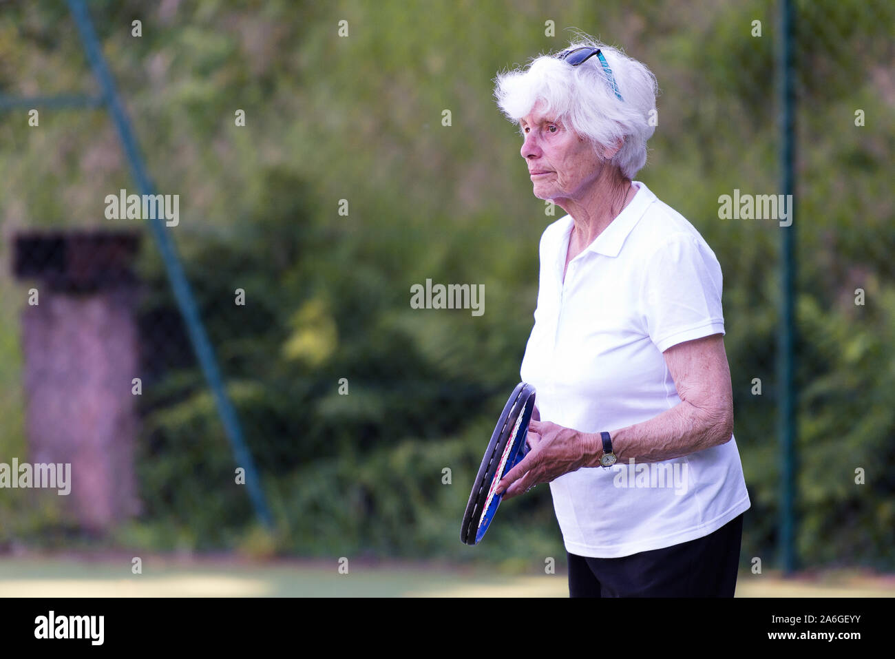 A tennis competition for the elderly, active and athletic, Basford
