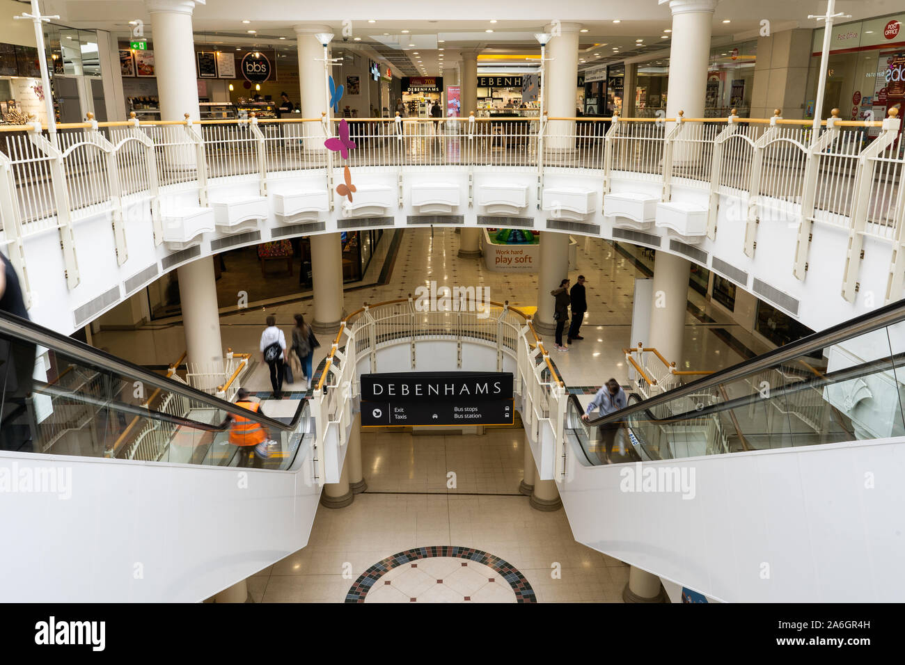 Customers, people shopping in the Intu Potteries Shopping Centre in Hanley  Stock Photo - Alamy