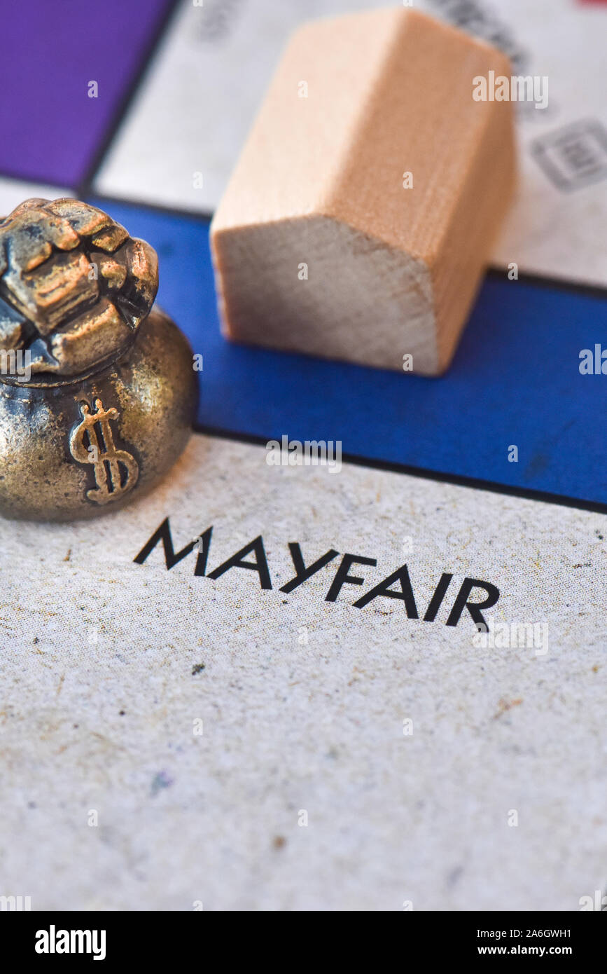 A player lands on Mayfair the most expensive property on the board in