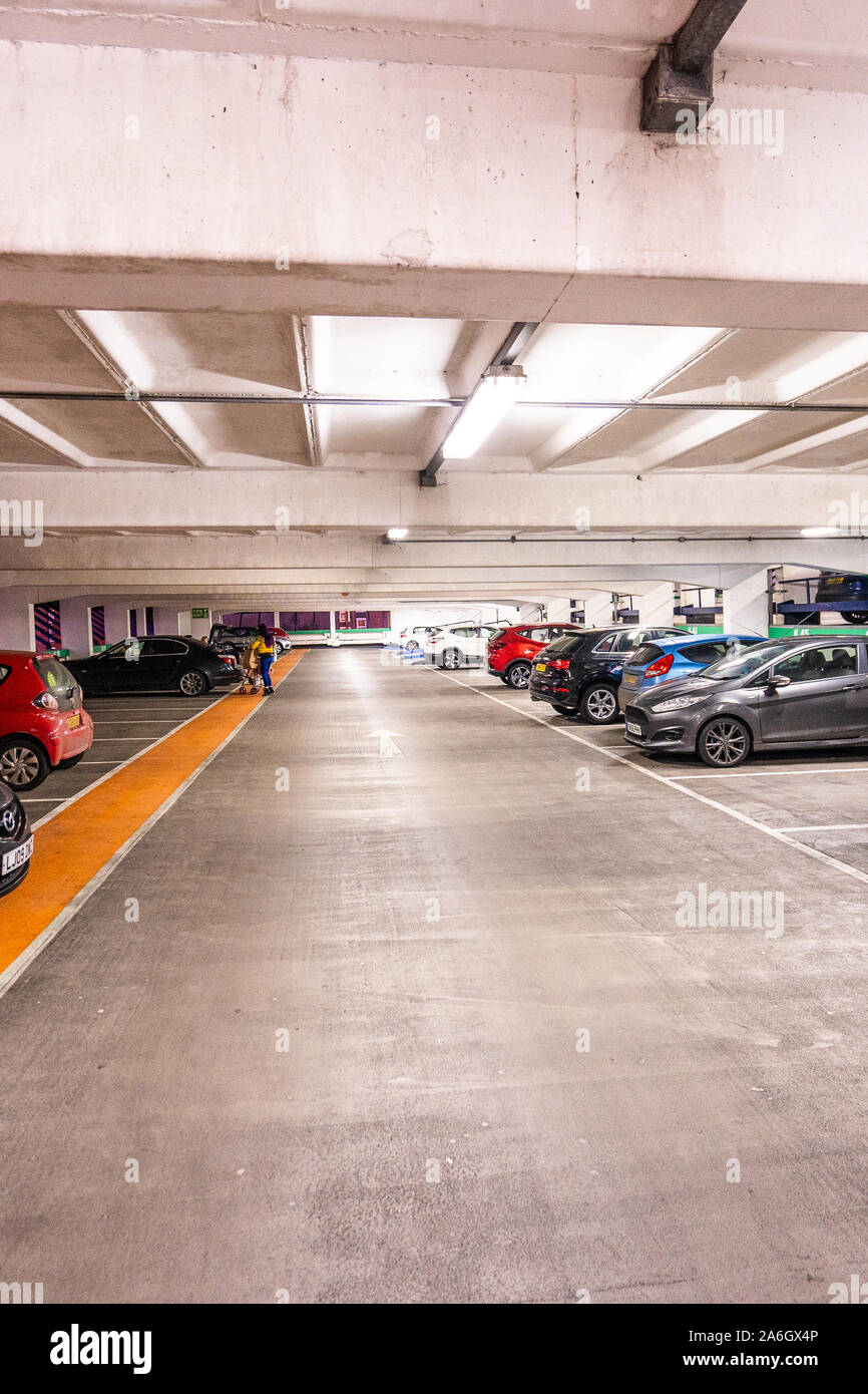 Generic Car Park Uk Stock Photos Generic Car Park Uk Stock