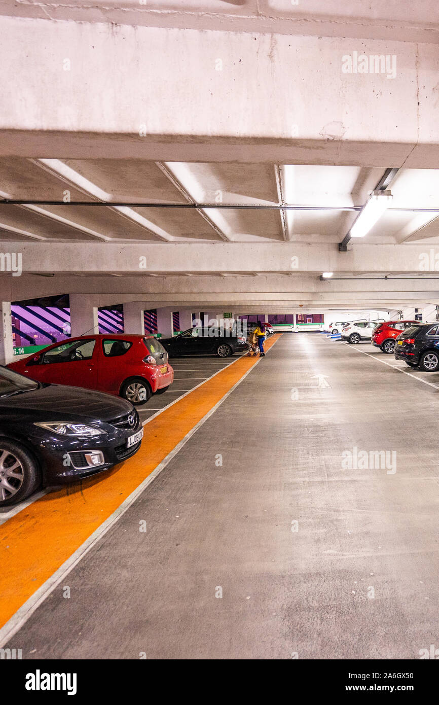 Generic Car Park Uk Stock Photos Generic Car Park Uk Stock