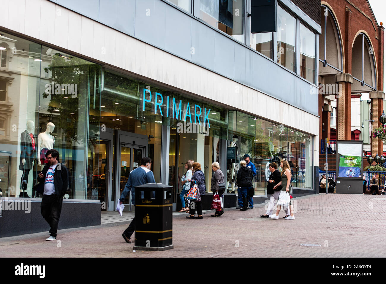 Potteries Shopping Centre Hanley Stoke On Trent Stock Photos