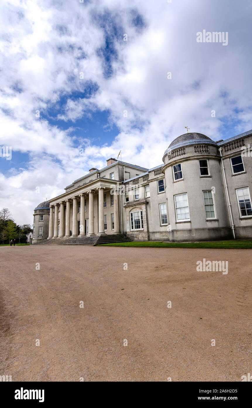 The world famous Shugborough Estate, Hall, living museum gardens and farm, Grade 1 listed Staffordshire buildings Stock Photo