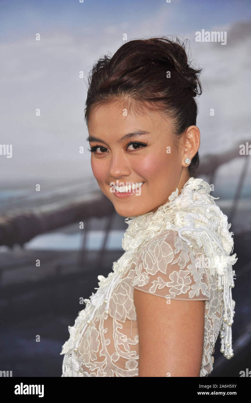 LOS ANGELES, CA. April 10, 2013 Indonesian singer/actress Agnes Monica at the American premiere