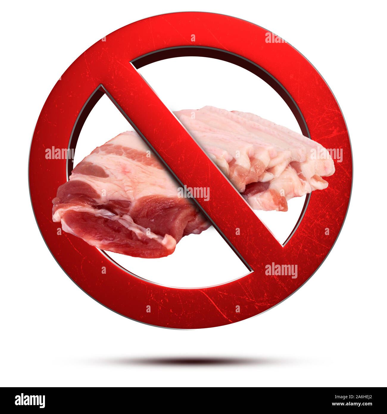 No pork sign Cut Out Stock Images & Pictures Alamy