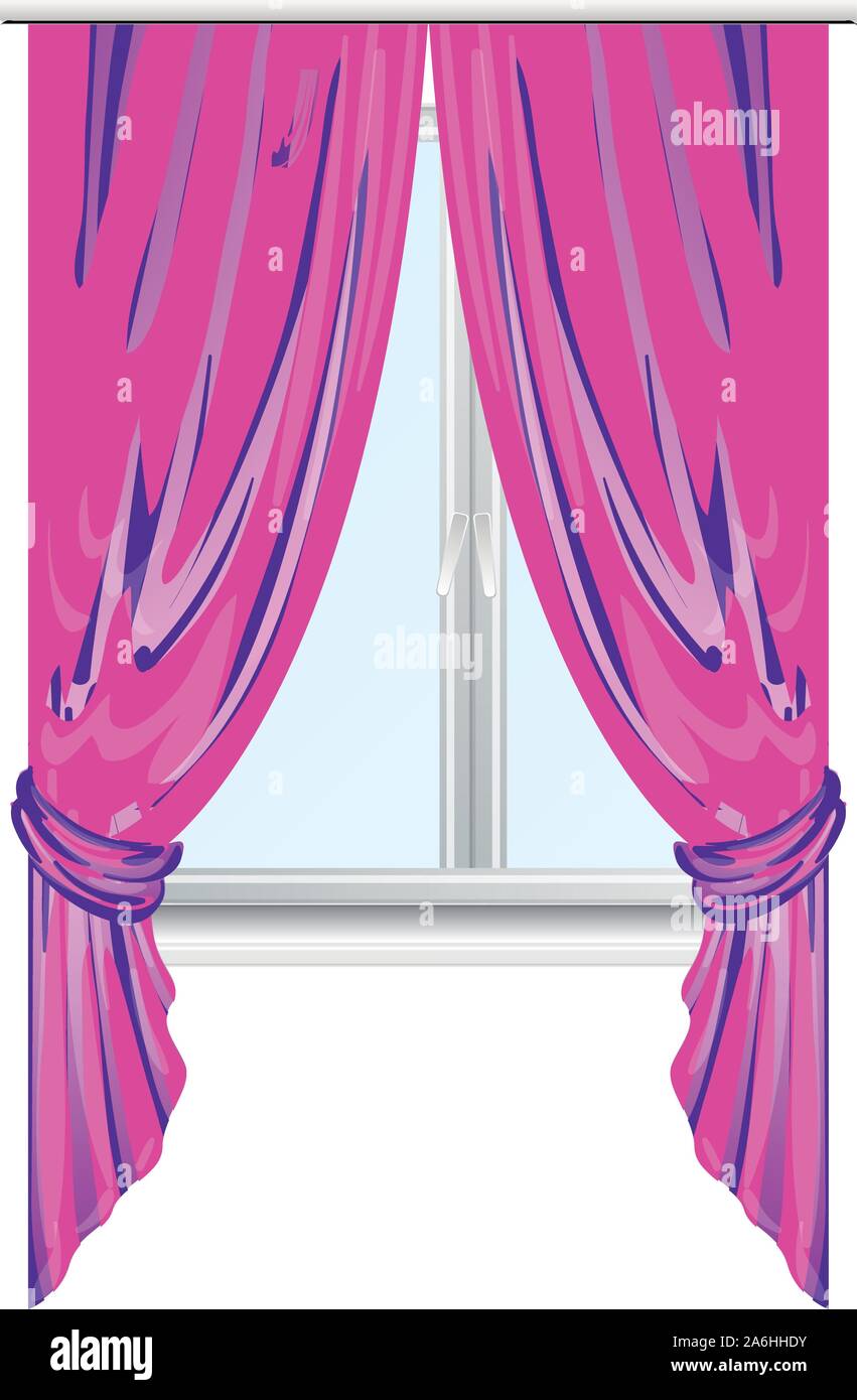 window curtains clipart