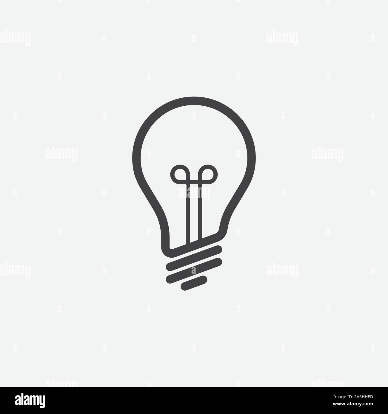 Good idea sign silhouette lamp Royalty Free Vector Image