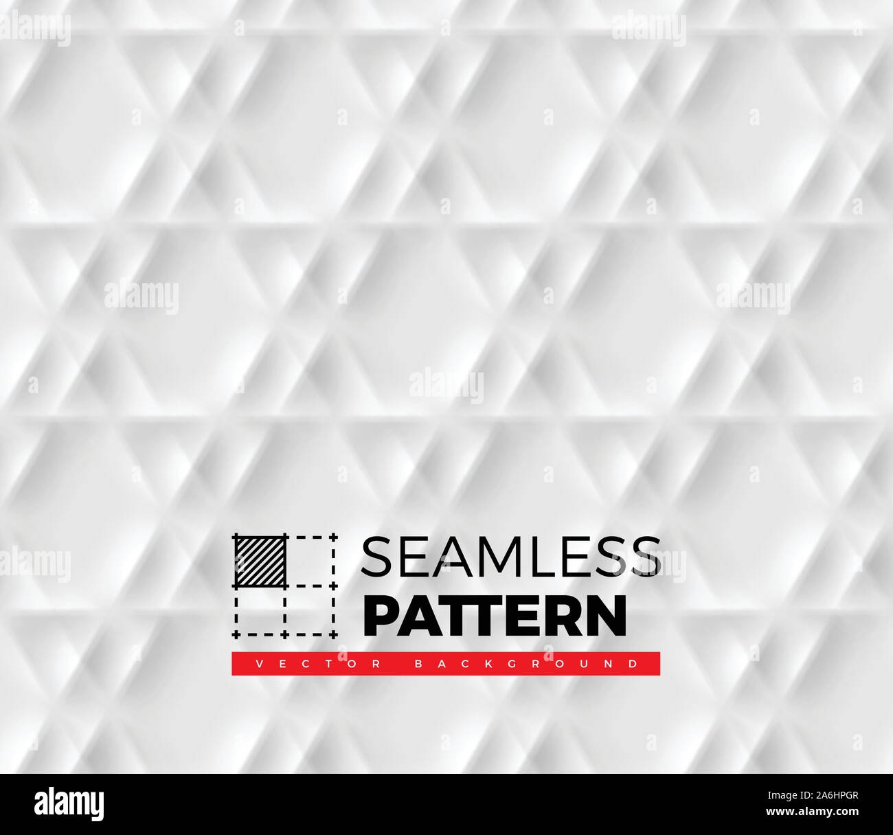 Seamless pattern with hexagonal cells made from shadows and lights in ...