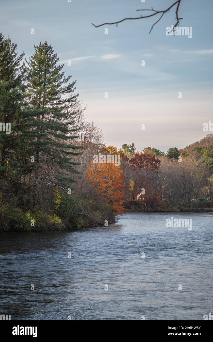 View Landscape of West Canada Creek in Upstate New York Stock Photo Alamy