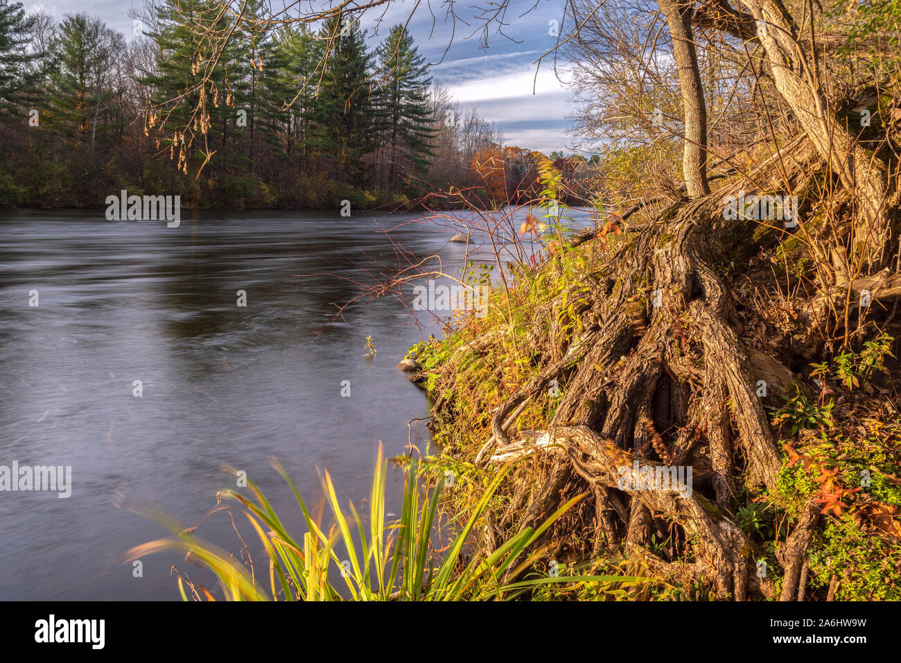 View Landscape of West Canada Creek in Upstate New York Stock Photo Alamy