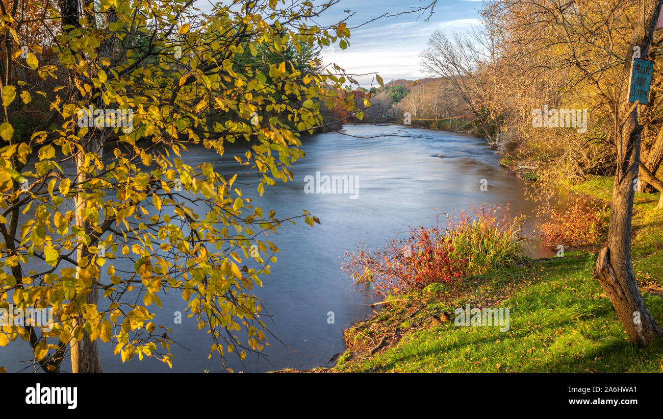 View Landscape of West Canada Creek in Upstate New York Stock Photo Alamy