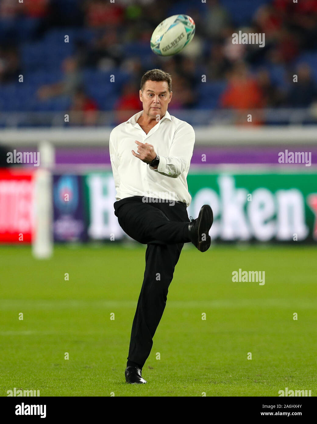 South Africa Head coach Rassie Erasmus ahead of the 2019 Rugby World ...