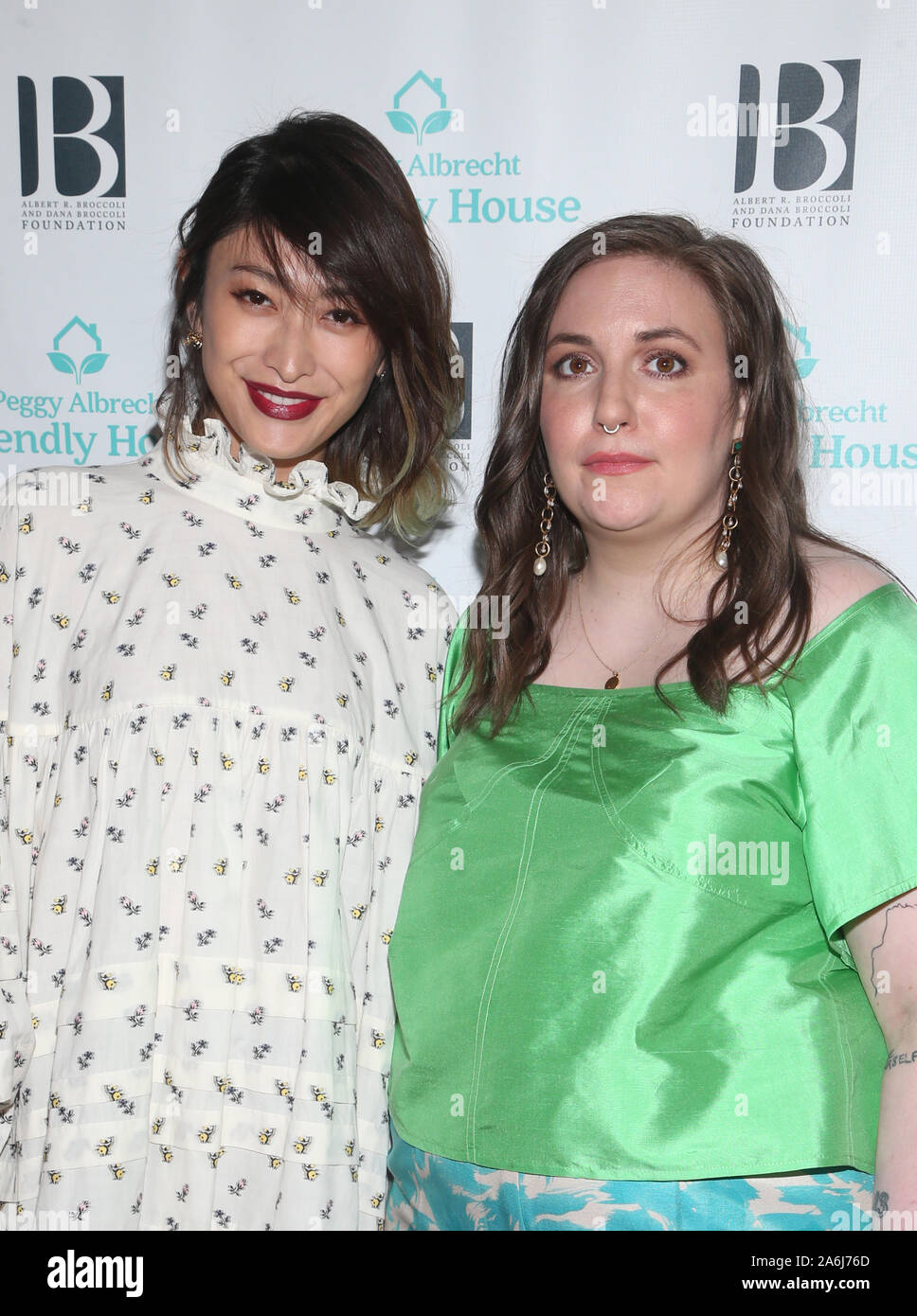 California, USA. 26th Oct, 2019.  Yu Yamada and Lena Dunham, at the Friendly House 30th Annual Awards Luncheon at the Beverly Hilton Hotel in Beverly Hills, California on October 26, 2019. Credit: MediaPunch Inc/Alamy Live News Stock Photo