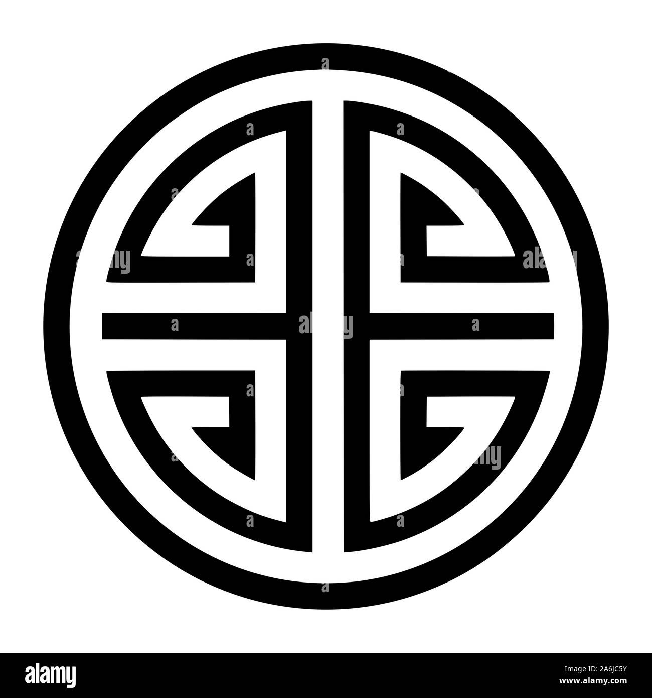 Chinese good luck symbol Stock Photo