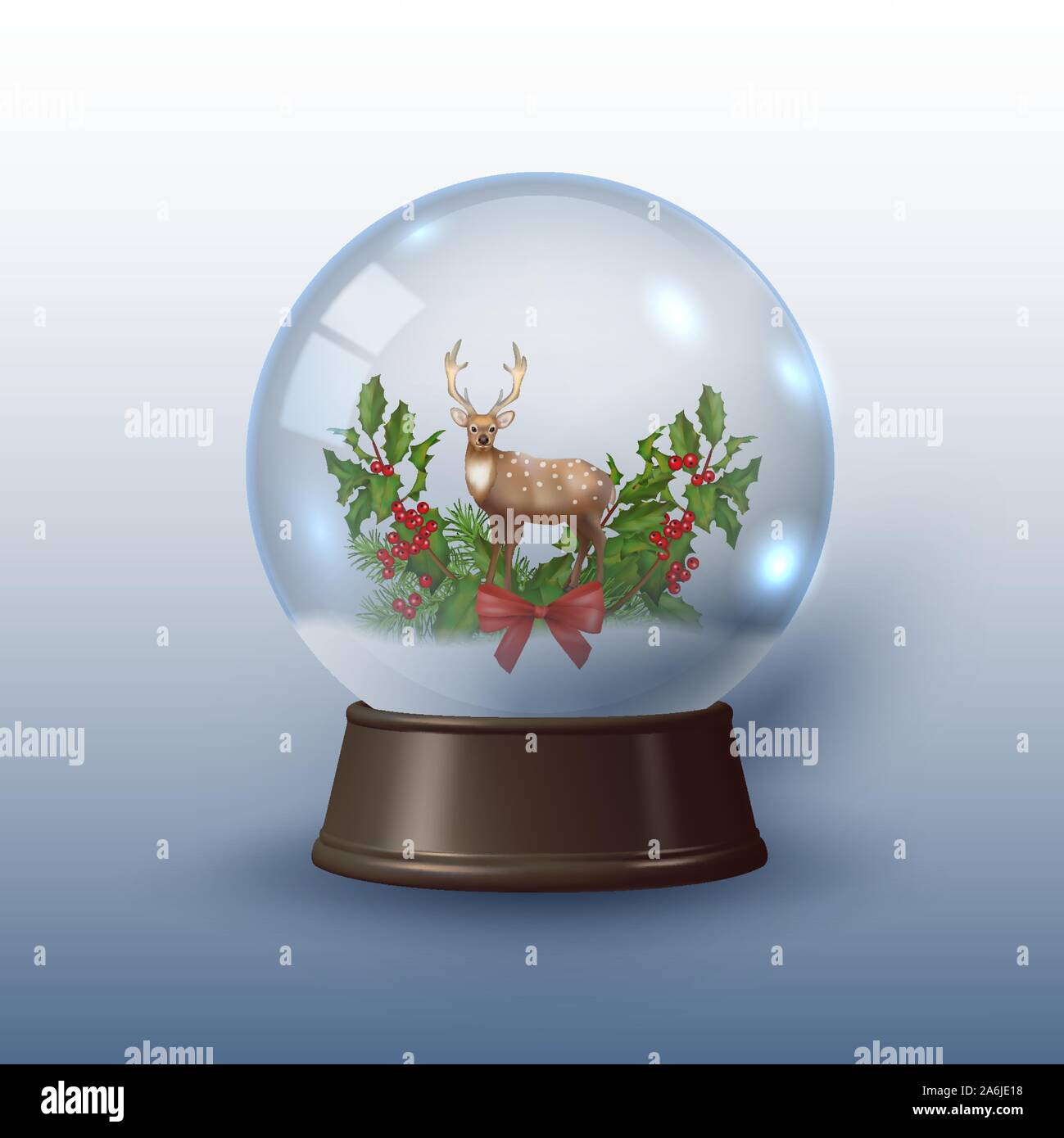 Vector Snow Globe Stock Vector