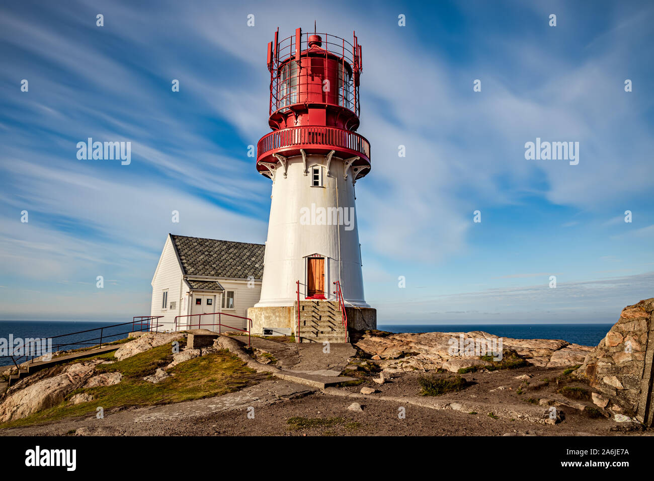 Lindesnes Fyr Lighthouse, Beautiful Nature Norway natural landscape