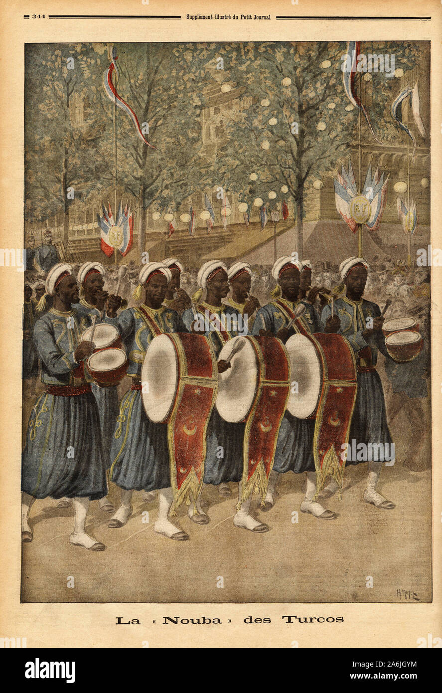 Soldat De Plomb CBG Mignot - Turco D'Infanterie Coloniale Française - Époque Conquêtes