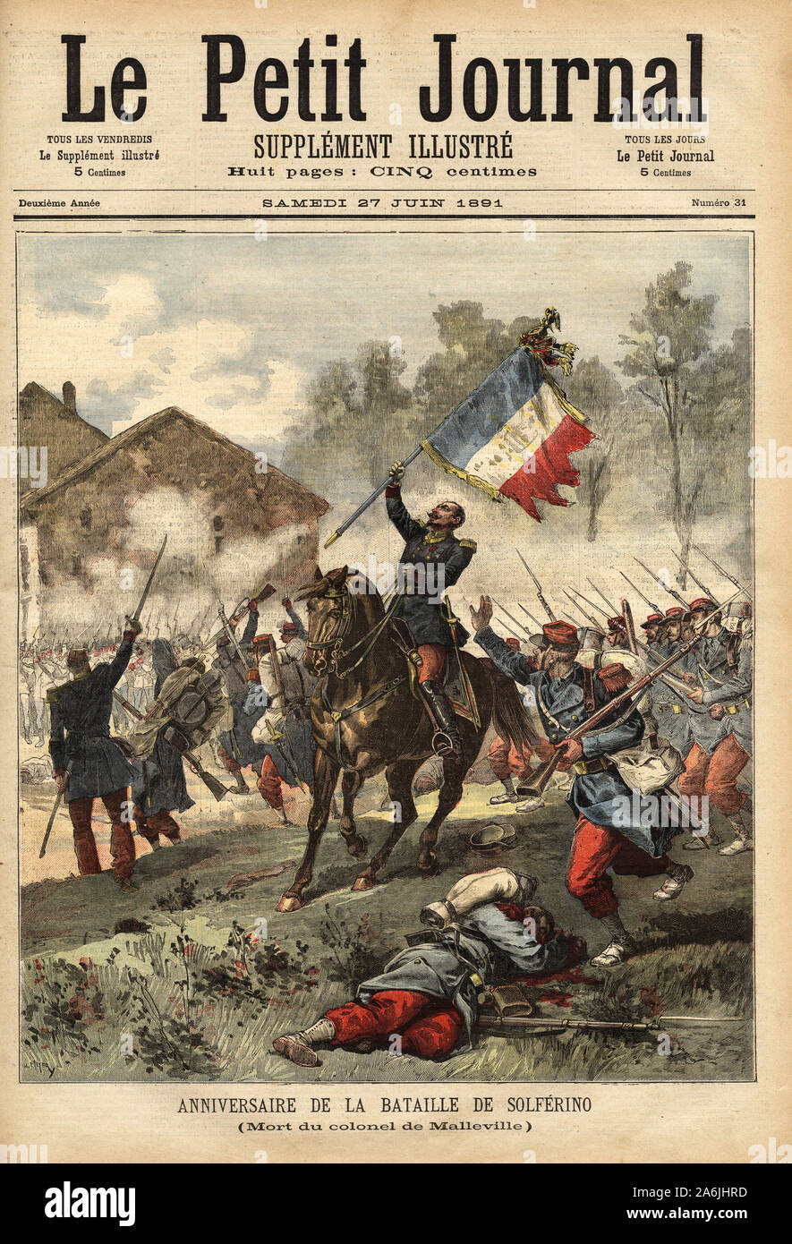 Lettre du 27 juin 1859 sur la bataille de Solférino Lettre du 27 juin 1859 sur la bataille de Solférino