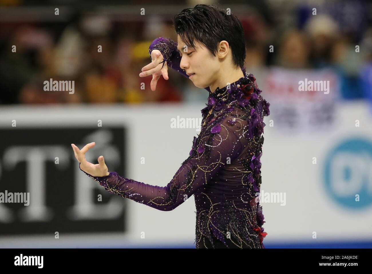 Prospera Place, Kelowna, Canada. 26th Oct, 2019. Yuzuru Hanyu (JPN
