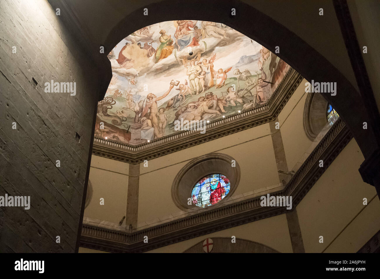 The Last Judgment Fresco By Giorgio Vasari And Federico Zuccari 1568 To ...