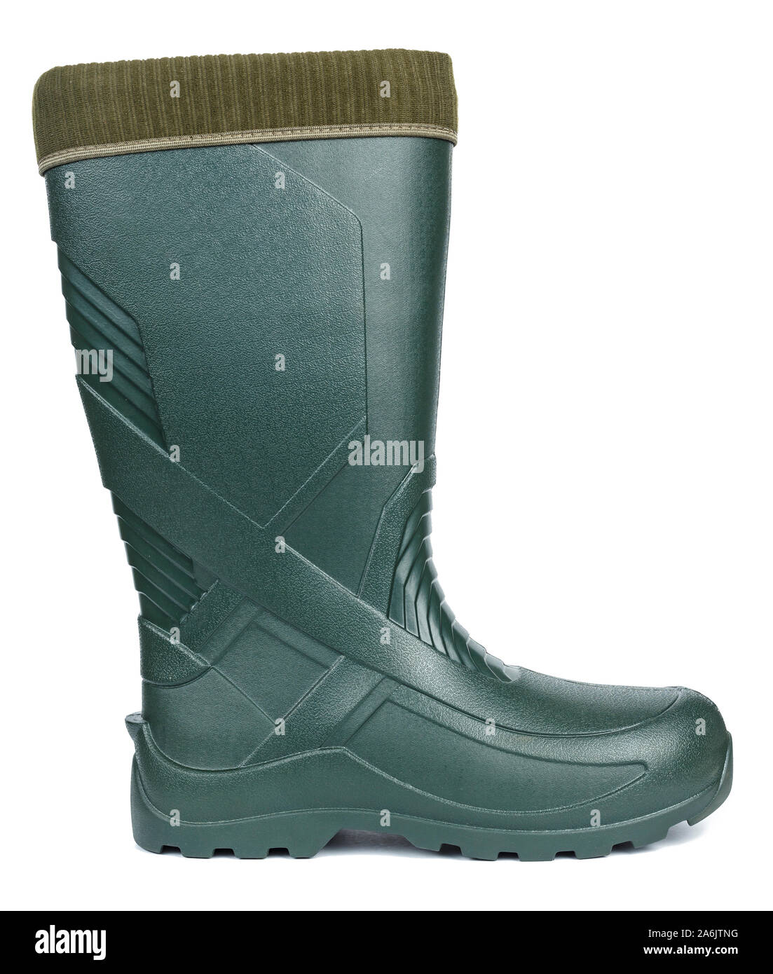 white rubber fishing boots