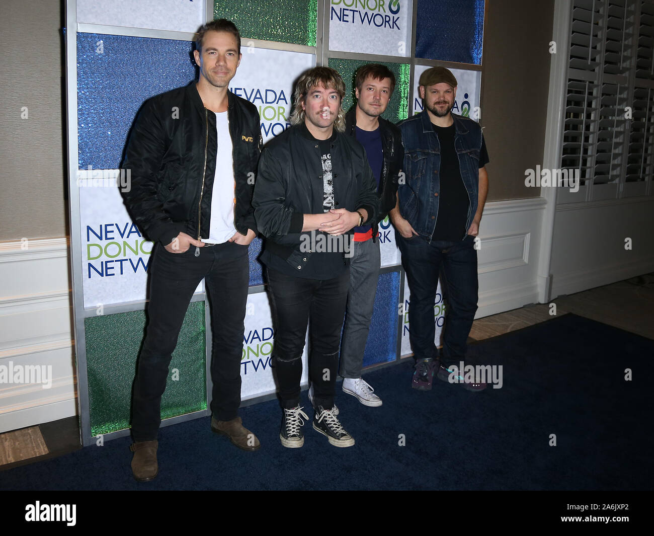 Las Vegas, USA. 26th Oct, 2019. Plain White T's. Nevada Donor Network's