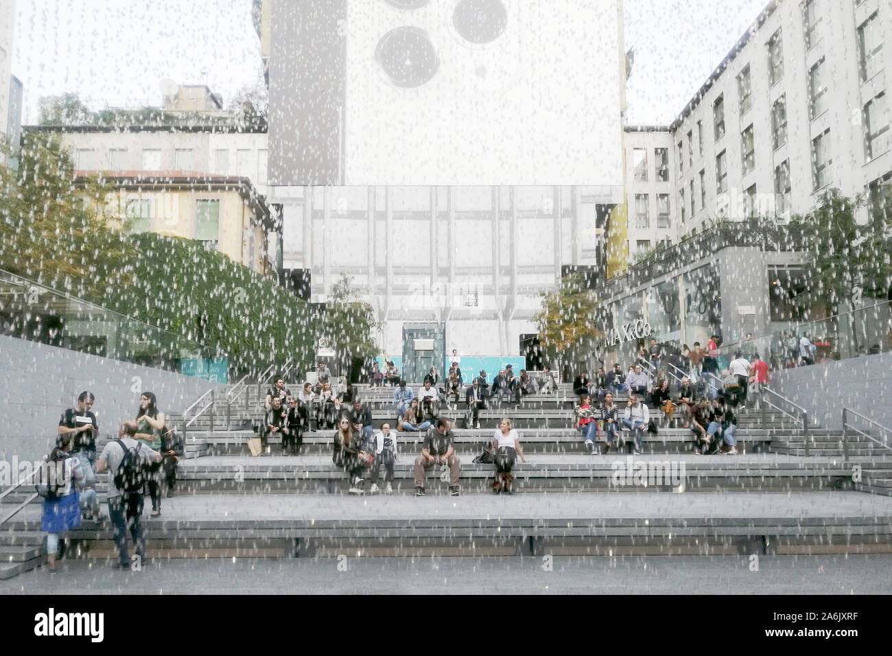 Italy, Milan, Apple Store Stock Photo - Alamy