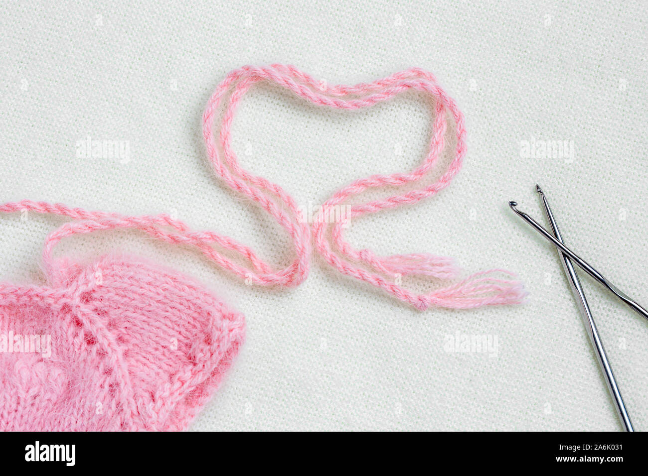 Soft Baby Pink Yarn For Crocheting Or Knitting Stock Photo - Download Image  Now - Abstract, Artist's Palette, Backgrounds - iStock