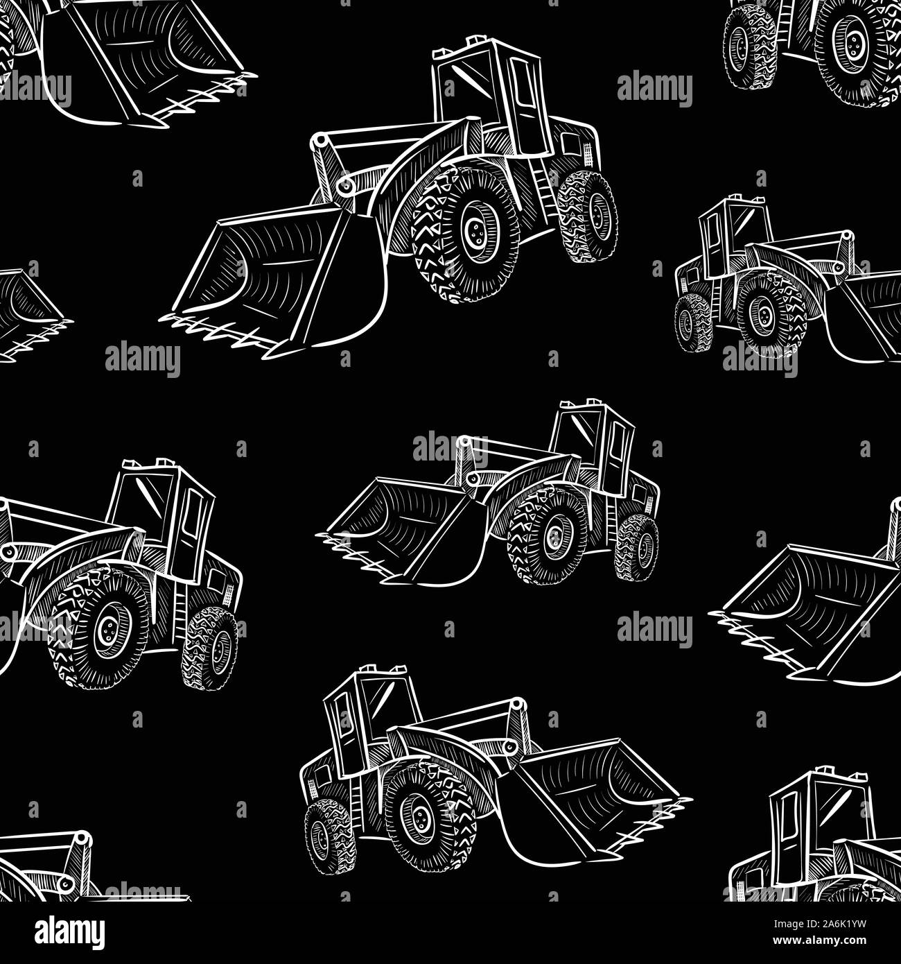 Seamless texture with black background and service machines Stock ...