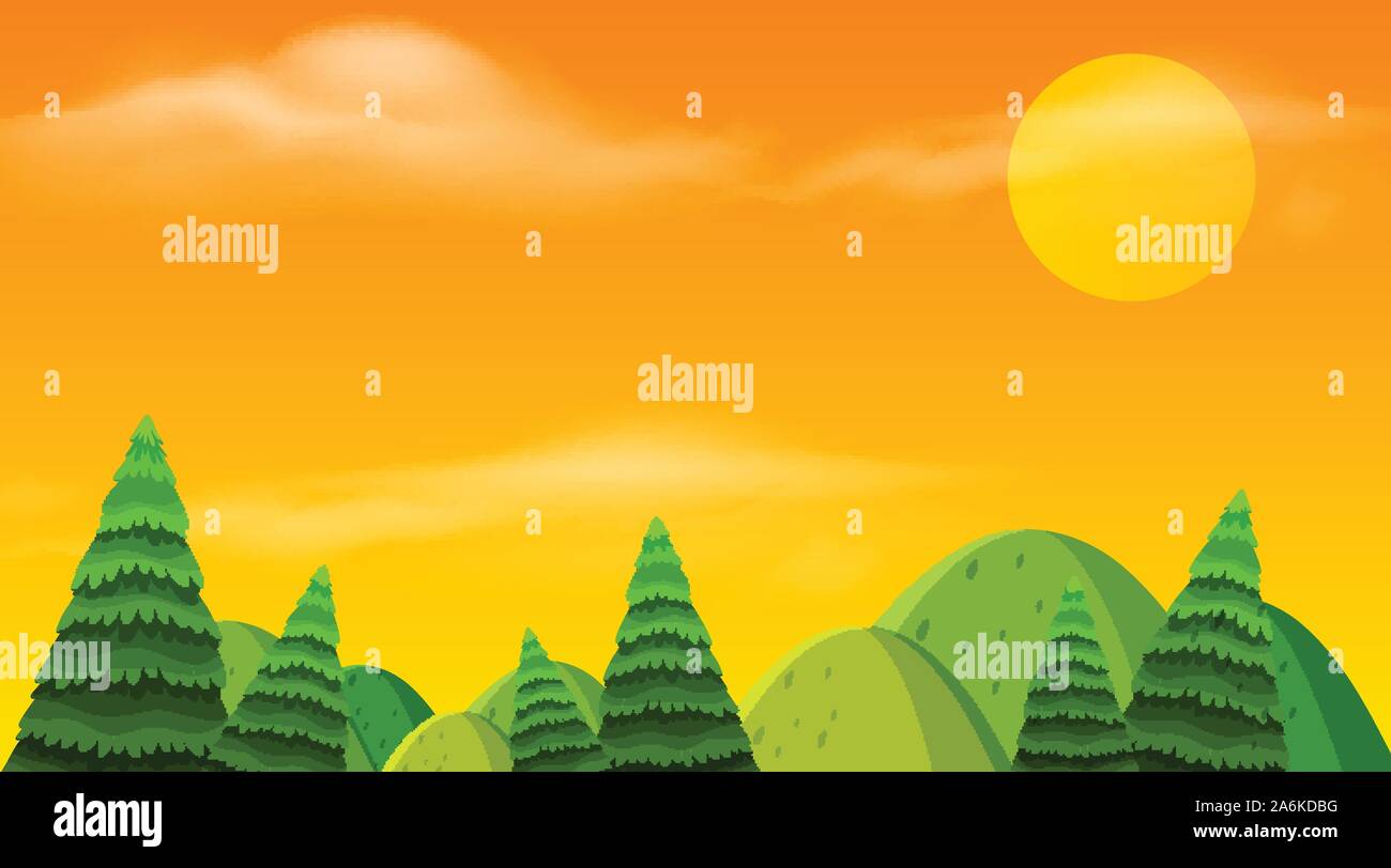 Rising sun picture Stock Vector Images - Alamy