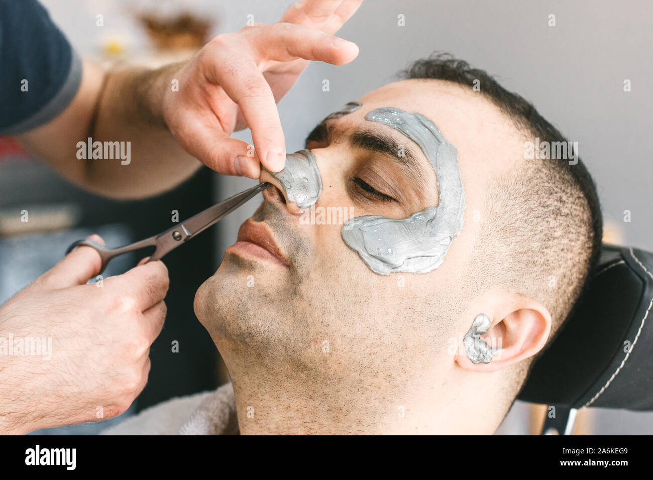 Male Waxing Stock Photos Male Waxing Stock Images Alamy