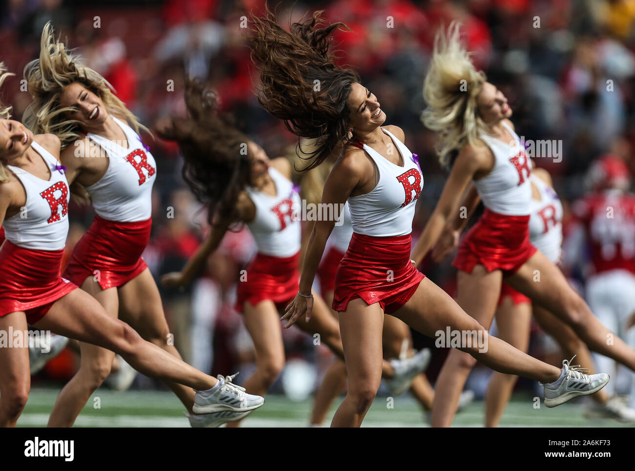 Rutgers scarlet knights cheerleaders hires stock photography and