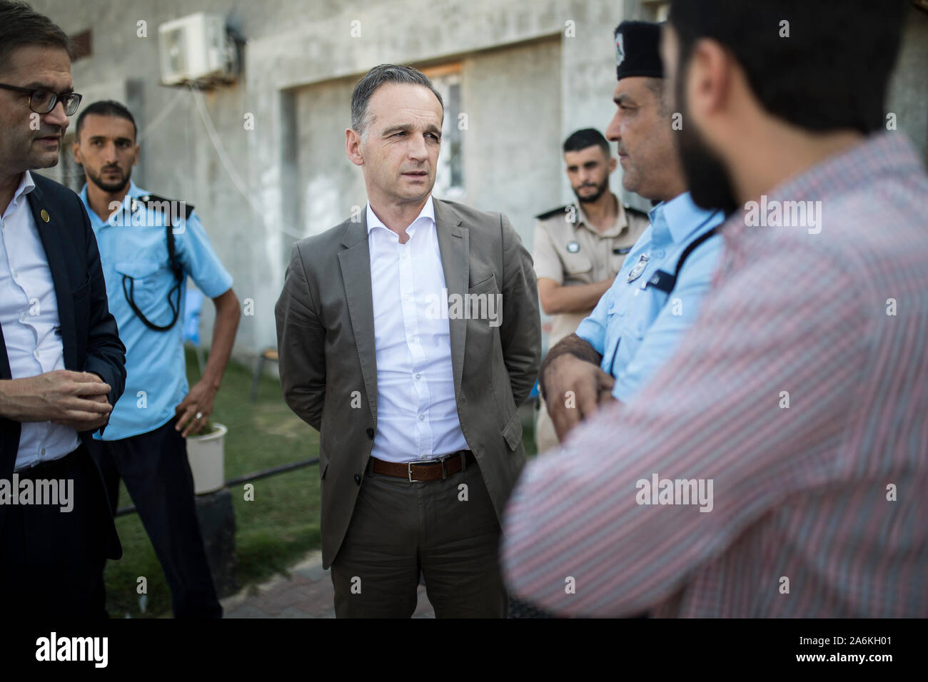 Zuwara, Libya. 27th Oct, 2019. Heiko Maas, Federal Foreign Minister