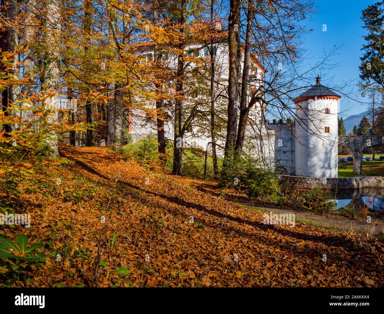 Sneznik castle in Slovenia Stock Photo