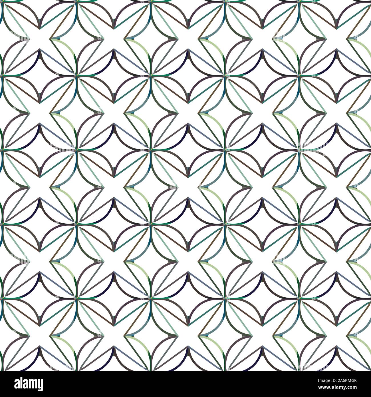 Seamless vector pattern in geometric ornamental style Stock Vector ...