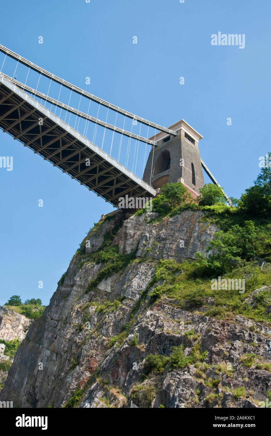 Clifton suspension bridge cliff hi-res stock photography and images - Alamy