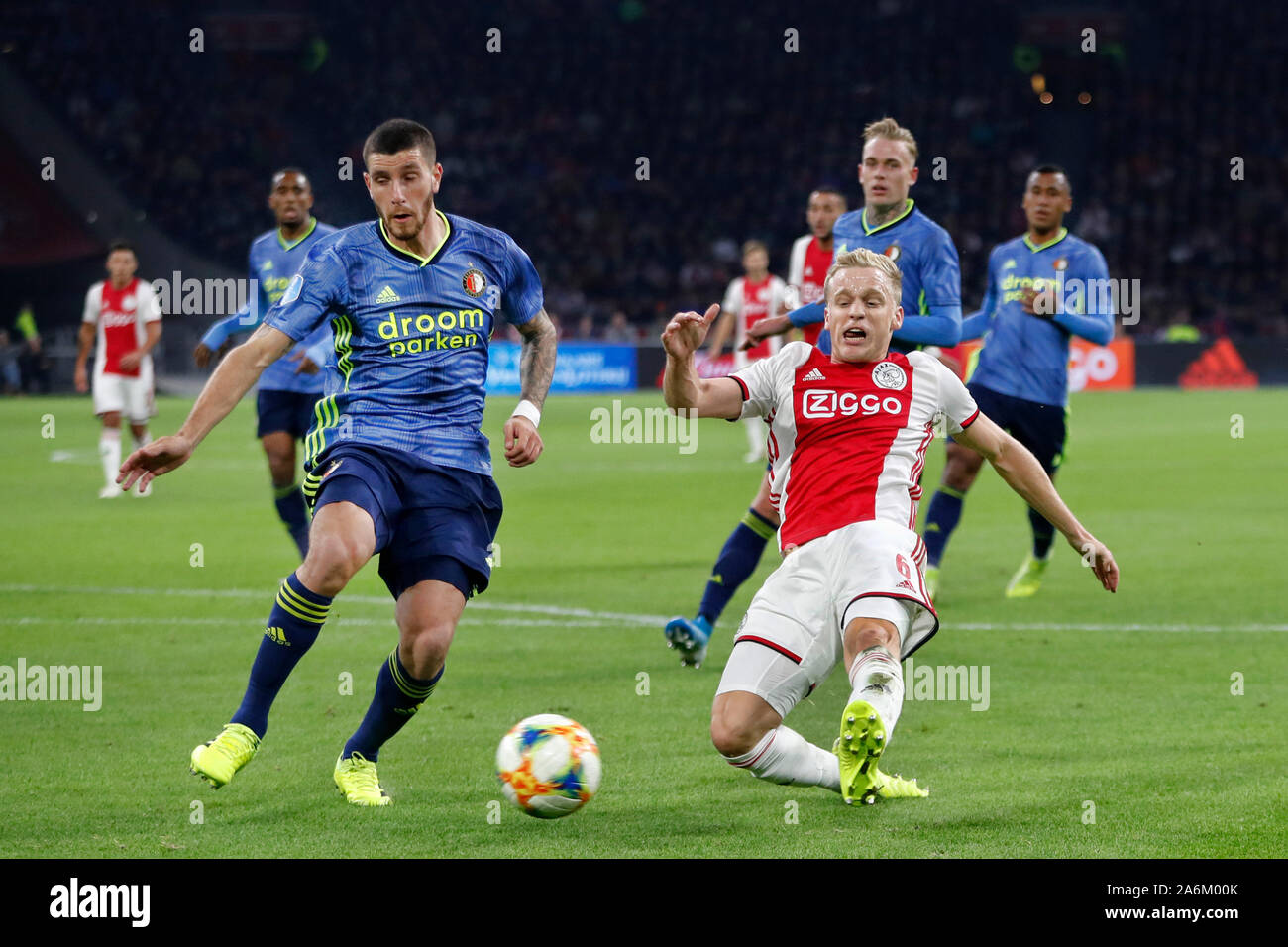 Amsterdam Netherlands 27th Oct 2019 Amsterdam 27 10 2019 Johancruyff Arena Football Dutch Eredivisie Season 2019