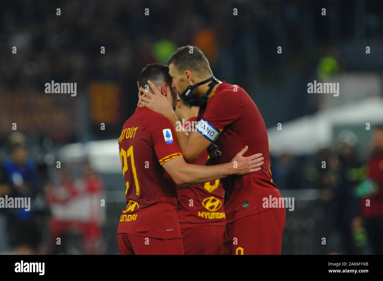 Happiness edin dzeko roma hi-res stock photography and images - Alamy