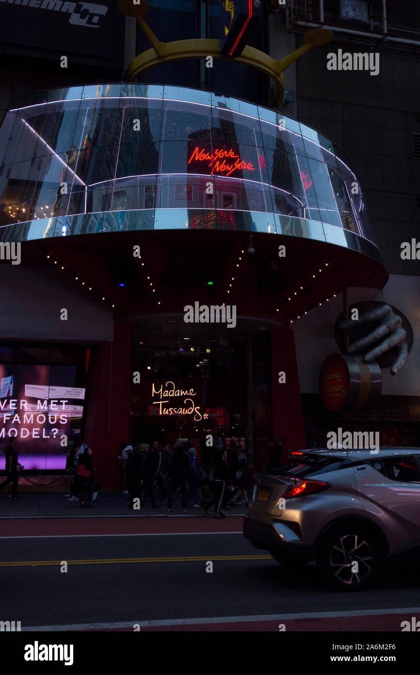 Madame Tussauds on 42nd Street, New York City, NY Stock Photo