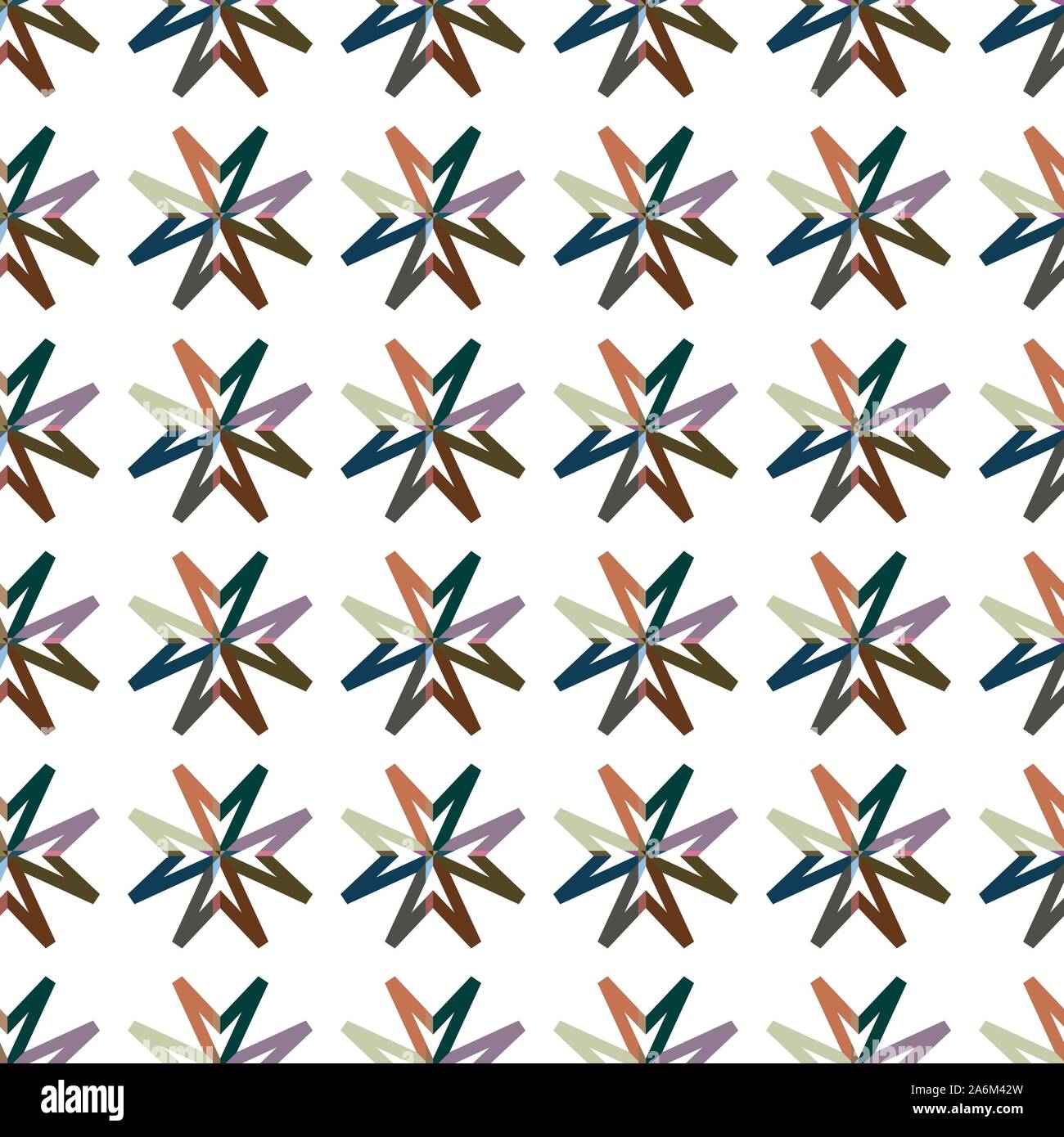 Geometric ornamental vector pattern. Seamless design texture Stock ...