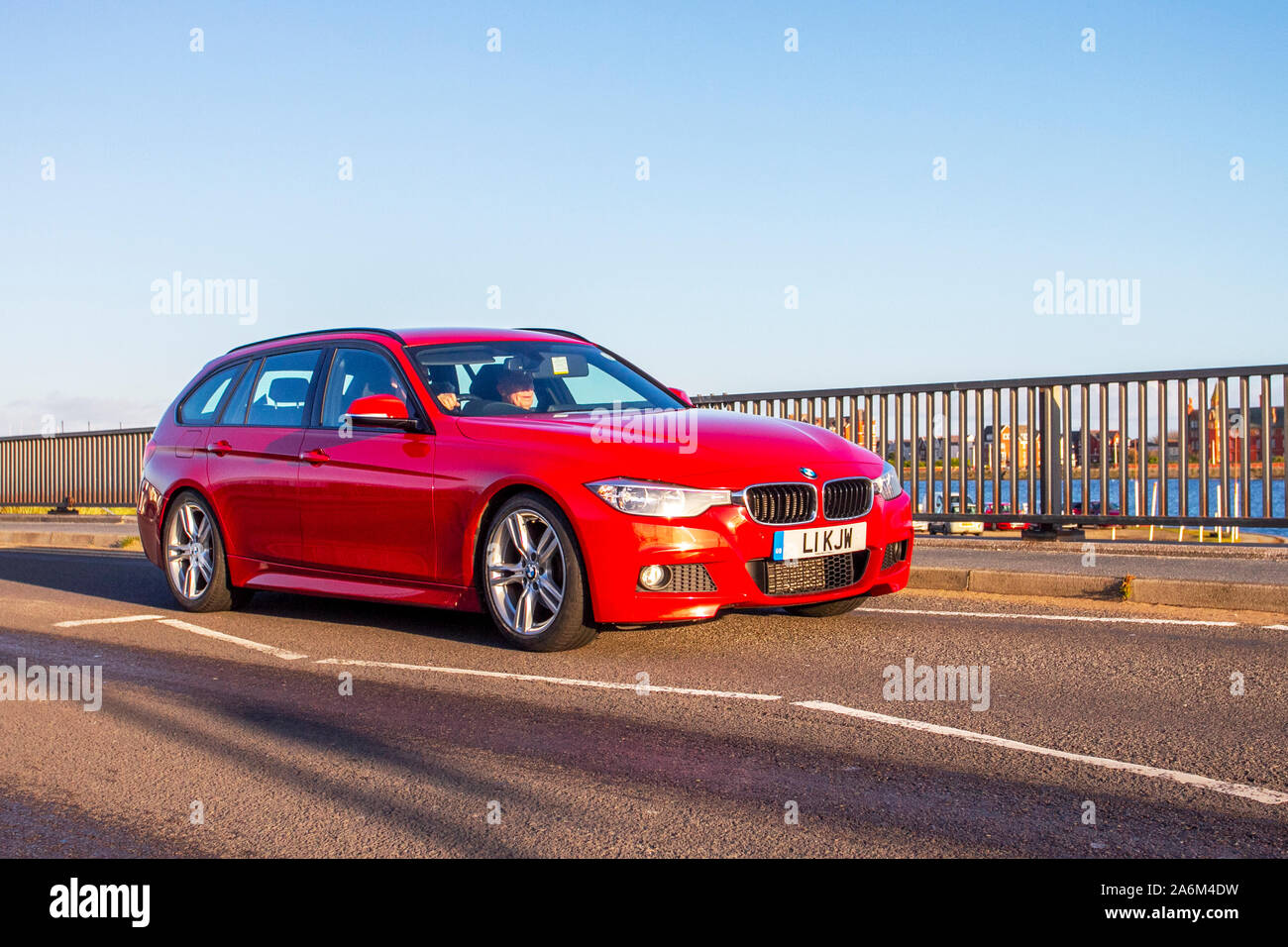 BMW 320d Touring M Sport (F31) front Stock Photo - Alamy