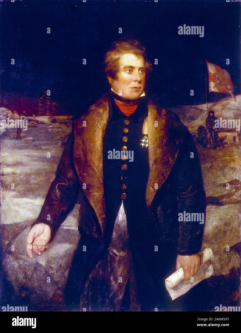 Sir John Ross (1777 – 1856) British Royal Navy officer and Polar explorer. Stock Photo