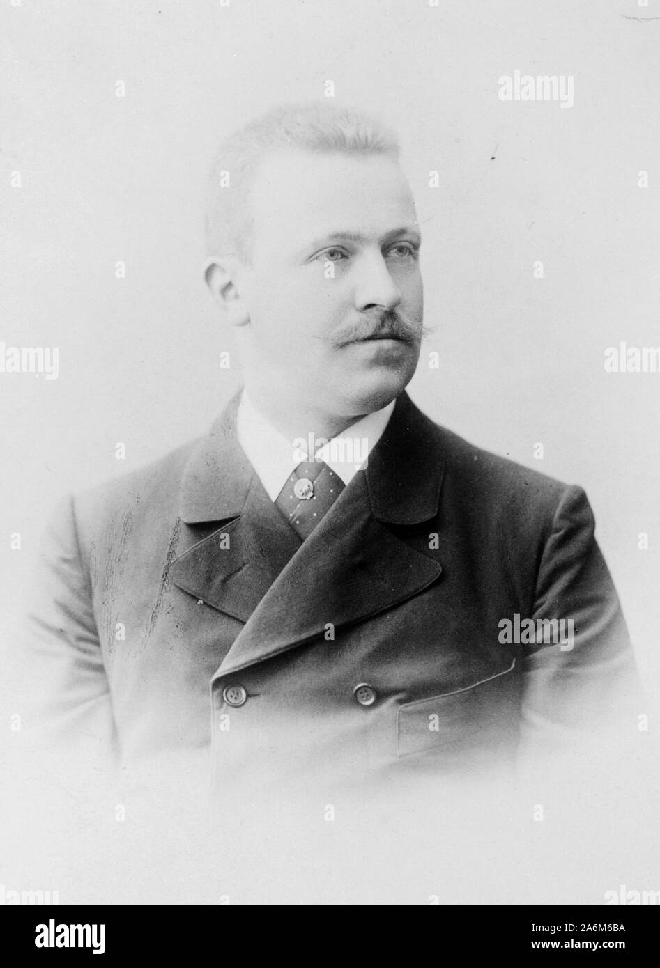 Erich Dagobert von Drygalski (1865 – 1949) German geographer, geophysicist and polar scientist Stock Photo