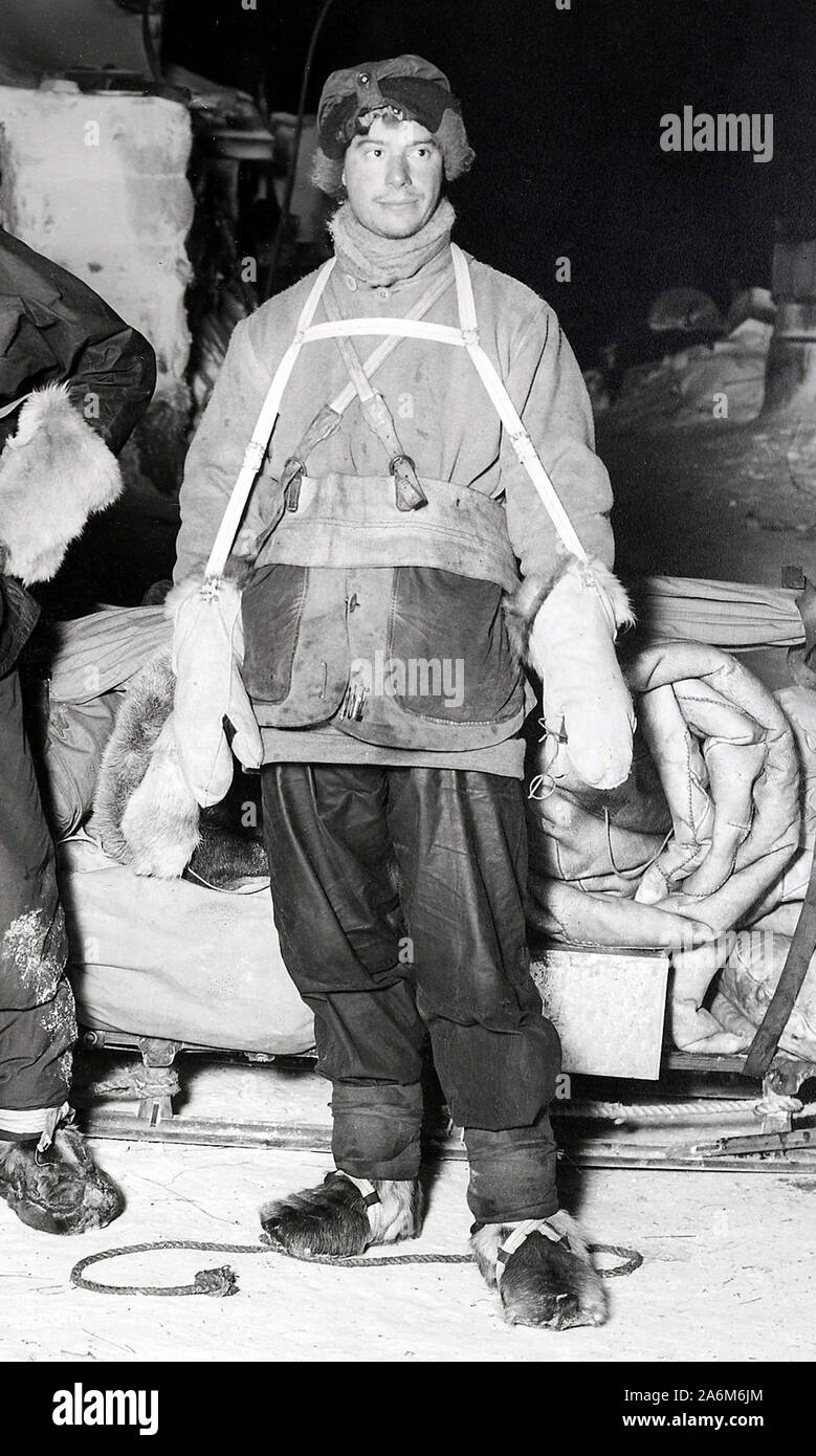 Apsley Cherry-Gerrard, Apsley George Benet Cherry-Garrard (1886 - 1959) English explorer of Antarctica. He was a member of the Terra Nova expedition Stock Photo